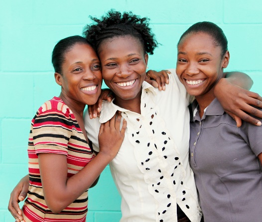 3 young women